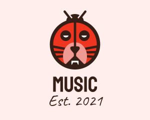Preschooler - Tiger Ladybug Mask logo design