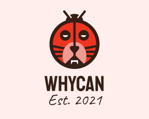 Tiger Ladybug Mask  logo design