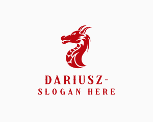 Gaming Dragon Creature Logo