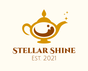 Magical Coffee Lamp logo design