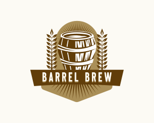 Brewery Barrel Beverage logo design