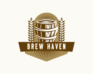 Brewery Barrel Beverage logo design