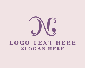 Letter N - Swoosh Fashion Clothing logo design