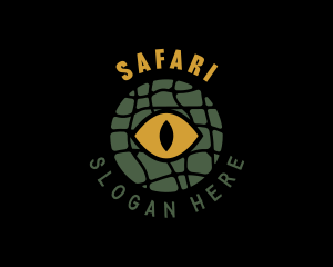 Reptile Eye Safari logo design