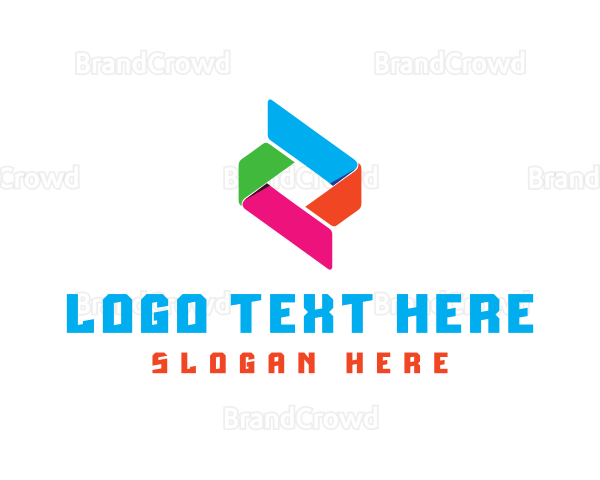 Colorful Ribbon Agency Logo