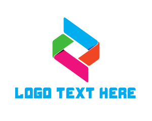 Media Agency - Colorful Ribbon Agency logo design