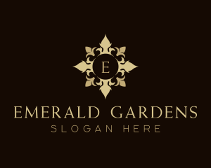 Floral Ornamental Boutique logo design