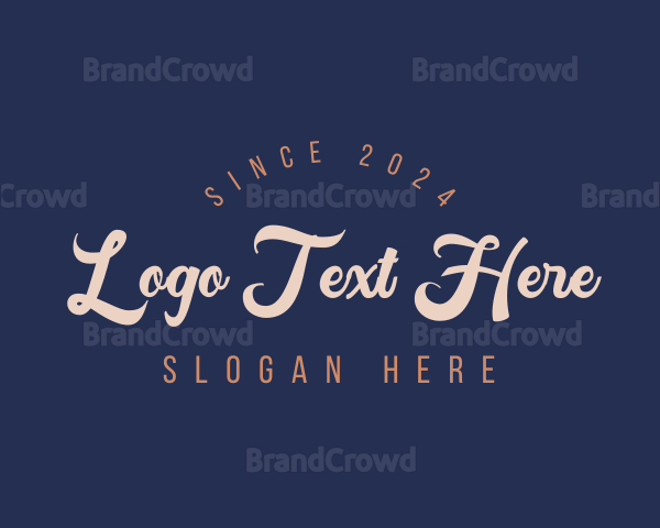 Retro Business Brand Logo