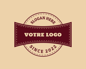 Denim Stitch Western Business Logo