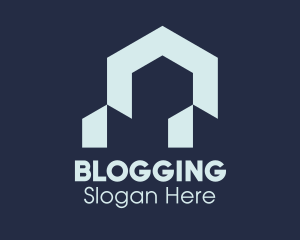 Blue Modern Housing Logo