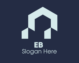 Blue Modern Housing Logo