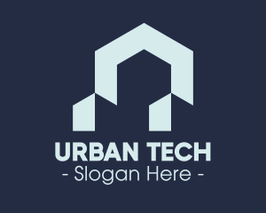Modern - Blue Modern Housing logo design