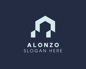 Modern Home Real Estate logo design