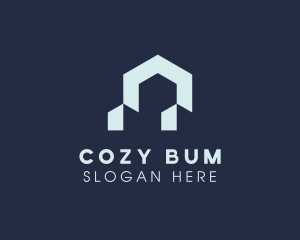 Modern Home Real Estate logo design