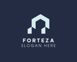 Modern Home Real Estate logo design