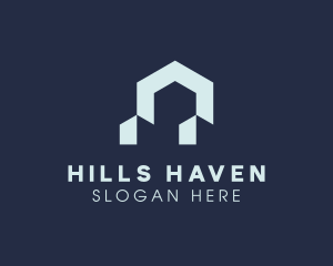 Modern Home Real Estate logo design