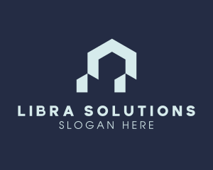 Modern Home Real Estate logo design