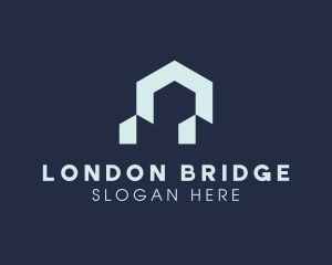 Modern Home Real Estate logo design