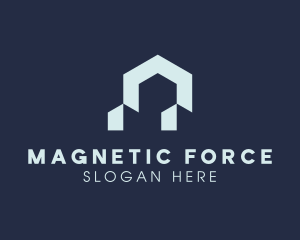 Modern Home Real Estate logo design