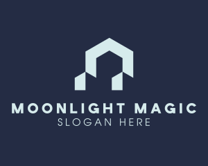 Modern Home Real Estate logo design