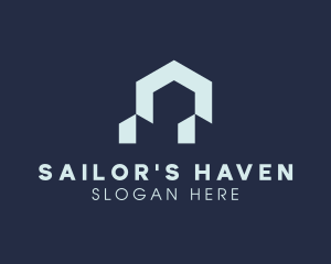 Modern Home Real Estate logo design