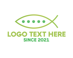 Restaurant - Organic Fish Pea logo design