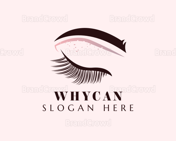 Makeup Eyebrow Eyelash Salon Logo