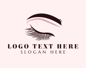 Eyeliner - Makeup Eyebrow Eyelash Salon logo design