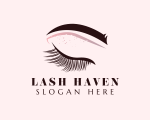 Makeup Eyebrow Eyelash Salon logo design