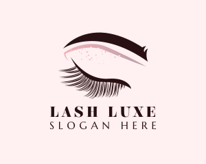 Makeup Eyebrow Eyelash Salon logo design