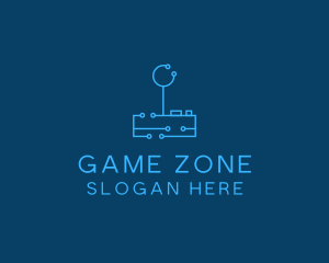 Blue Gaming Console  logo design