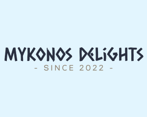 Mykonos - Ancient Greek Mythology logo design