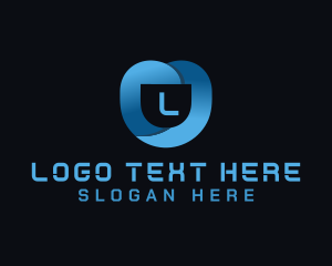 Security - Tech Security Shield logo design
