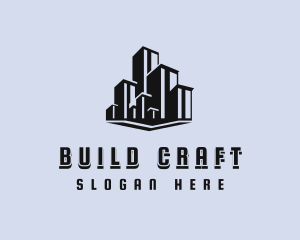 Real Estate Building Property logo design