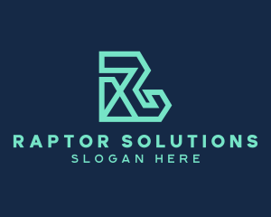 Generic Polygon Letter R logo design