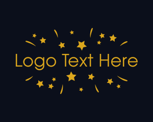 Show - Magic Star Confetti logo design