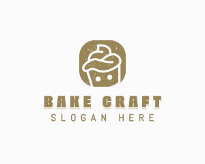 Cupcake Dessert Bakery logo design