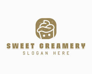 Cupcake Dessert Bakery logo design