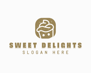 Cupcake Dessert Bakery logo design