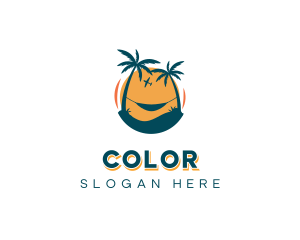 Tropical - Beach Resort Vacation logo design