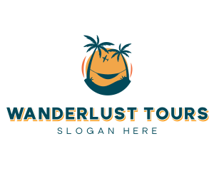 Beach Resort Vacation logo design