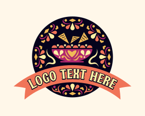 Salsa - Festive Nachos Mexican logo design