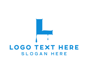 Goo - Paint Liquid Dripping logo design