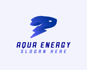 Flash Rabbit Lightning Energy logo design