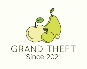 Organic - Organic Fruit Plant logo design