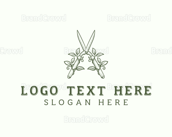 Gardener Grass Shears Logo