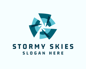 Typhoon Weather Forecast logo design