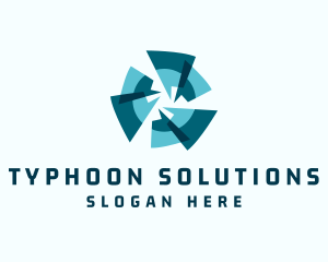 Typhoon - Typhoon Weather Forecast logo design