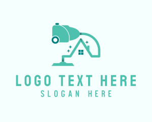 Property - House Cleaning Vacuum Cleaner logo design