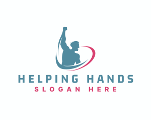 Humanitarian - Humanitarian Success Union Man logo design